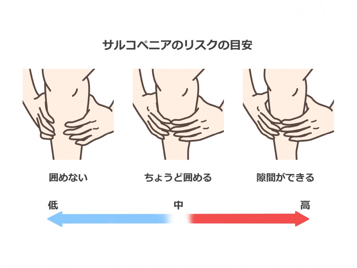 サルコペニアのリスクの目安